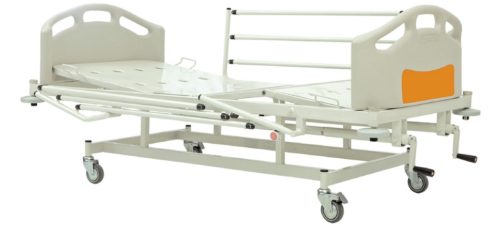 Pat spital cu 2 reglaje mecanice HKM PB10